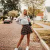 Plaid Skirts Thatll Create the Cutest Holiday Looks Ever ...