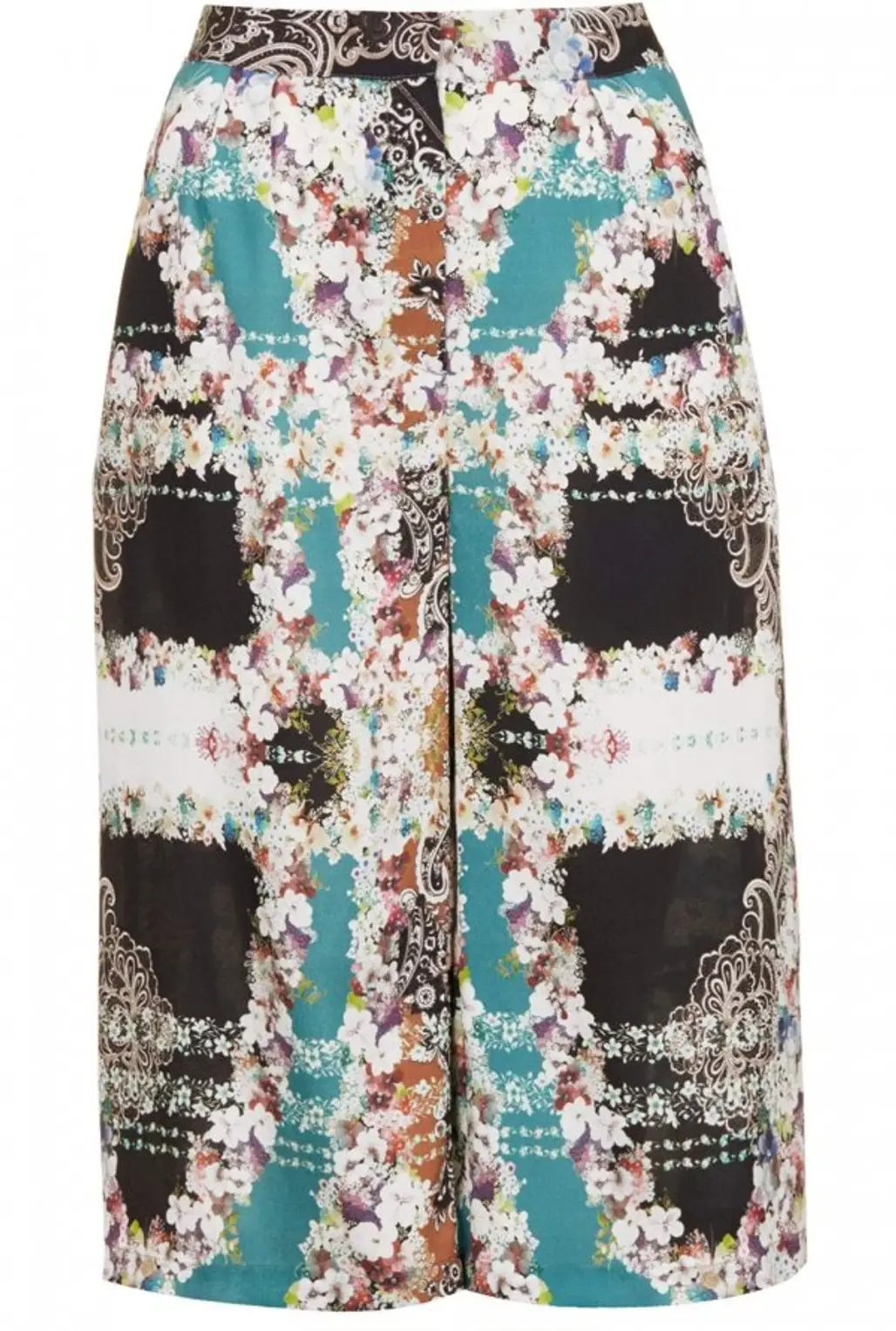 Topshop Intricate Floral Culottes