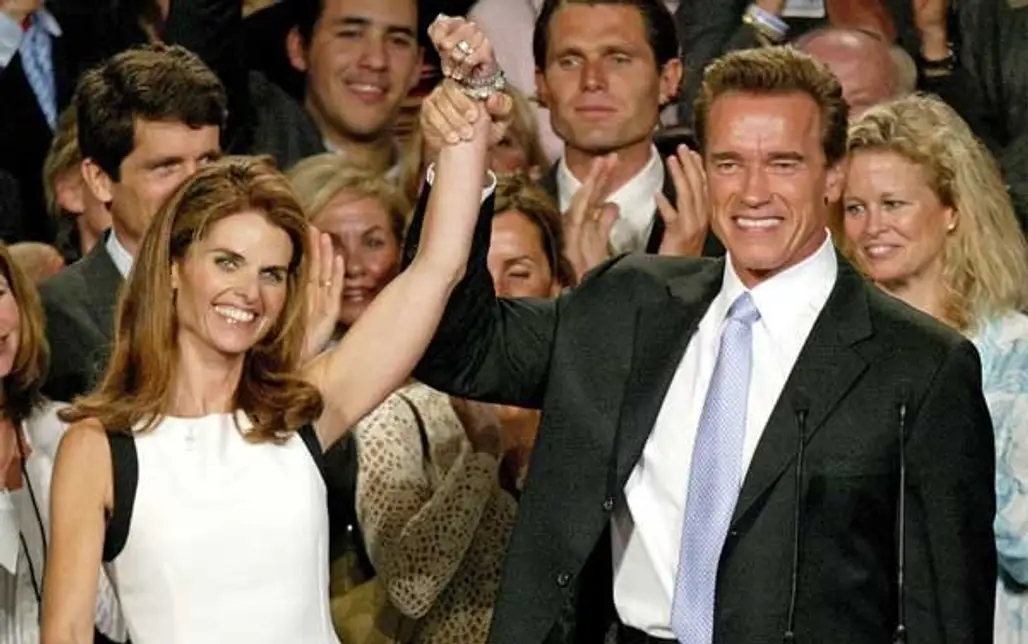 Arnold Schwarzenegger and Maria Schriver