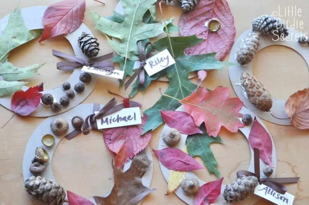Fall Wreath Collages