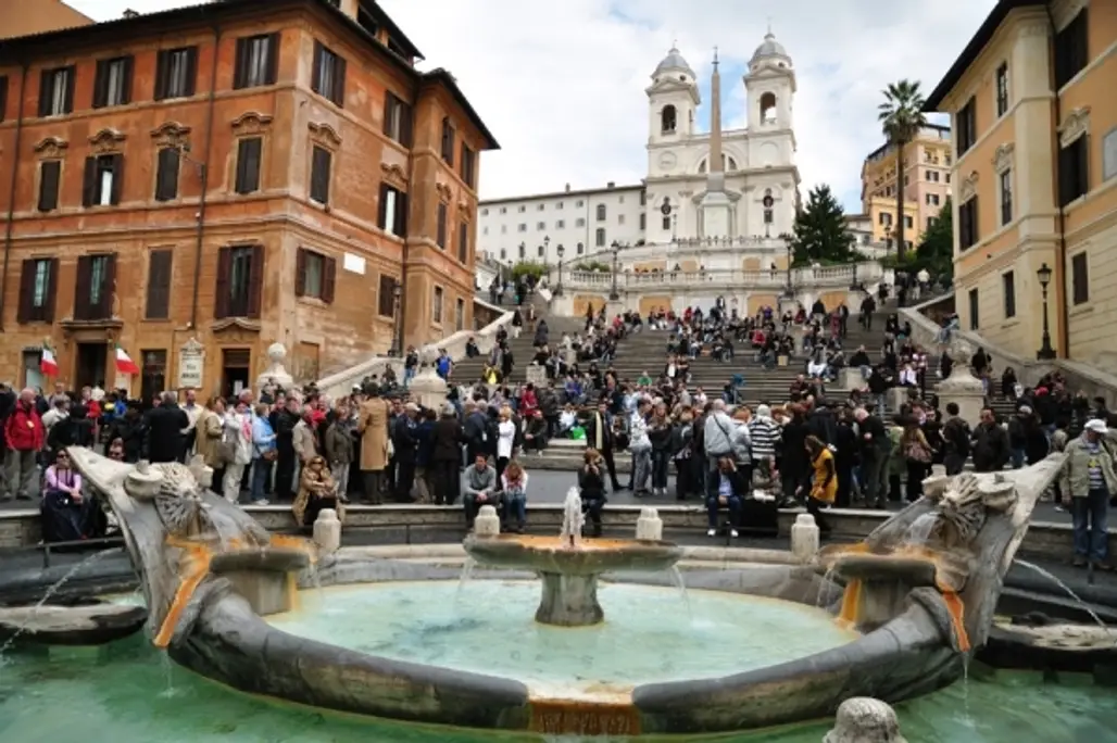 Eat a Slice of Pizza (or Two) at Piazza Di Spagna Stairs