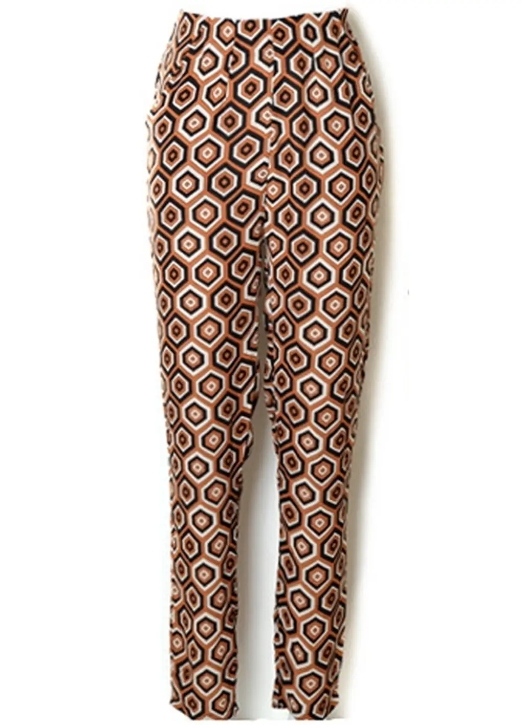 OASAP Geometrical Print Chiffon Pants