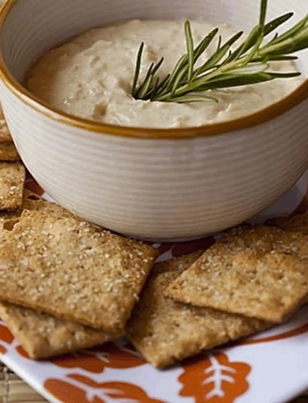Whole Grain Crackers with Hummus