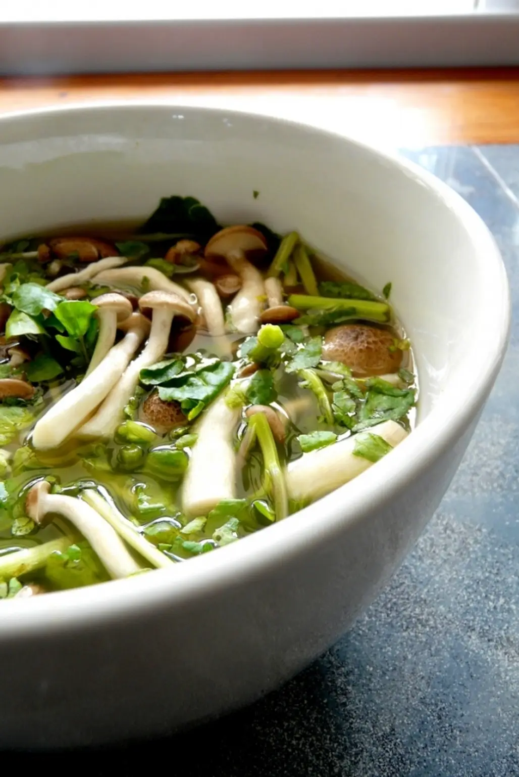 Miso Soup with Watercress