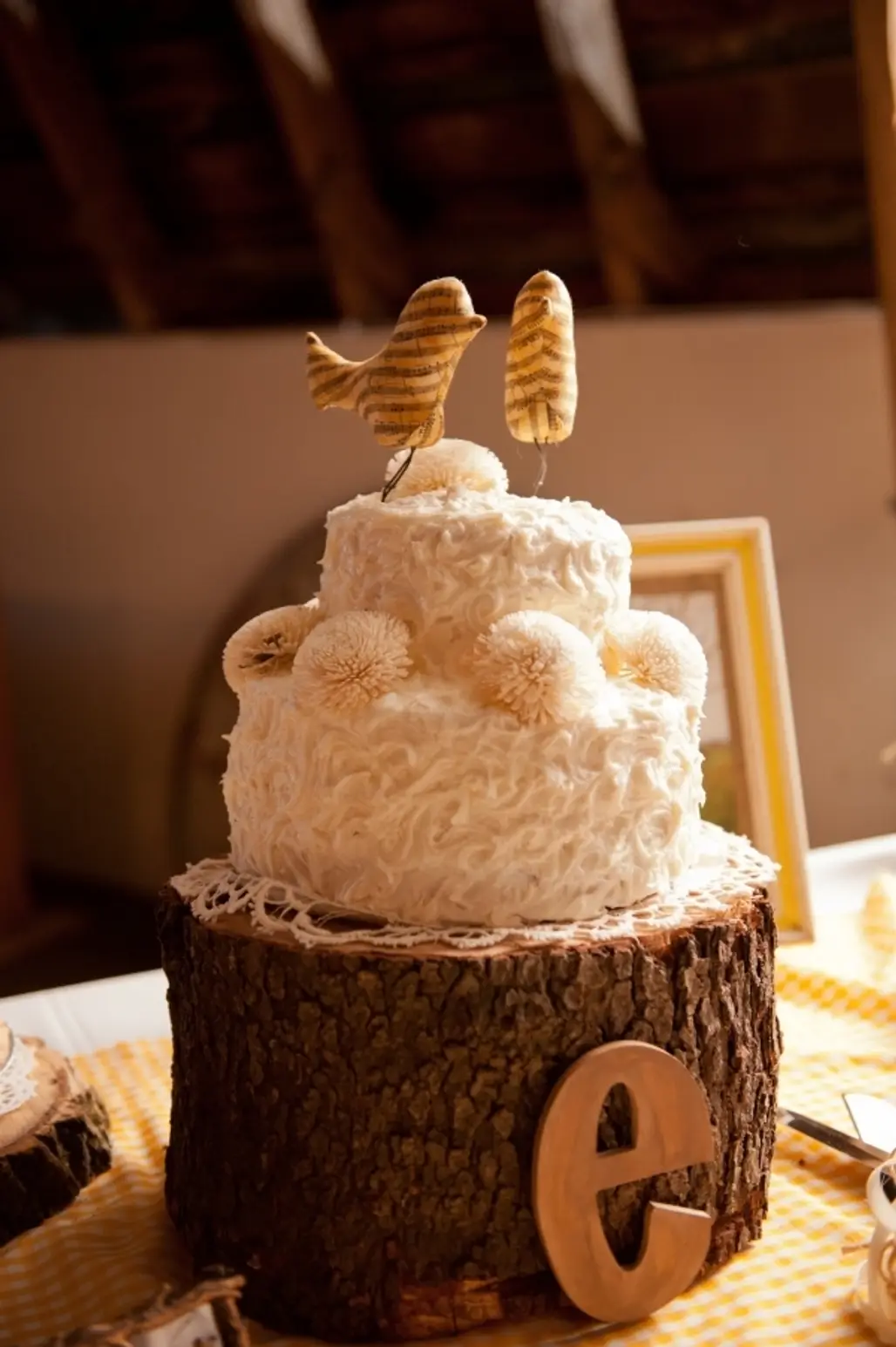 Up in the Trees Rustic Wedding Cake