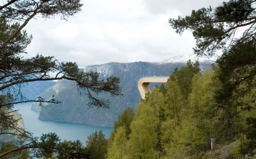 Aurland Lookout, Sogne, Norway