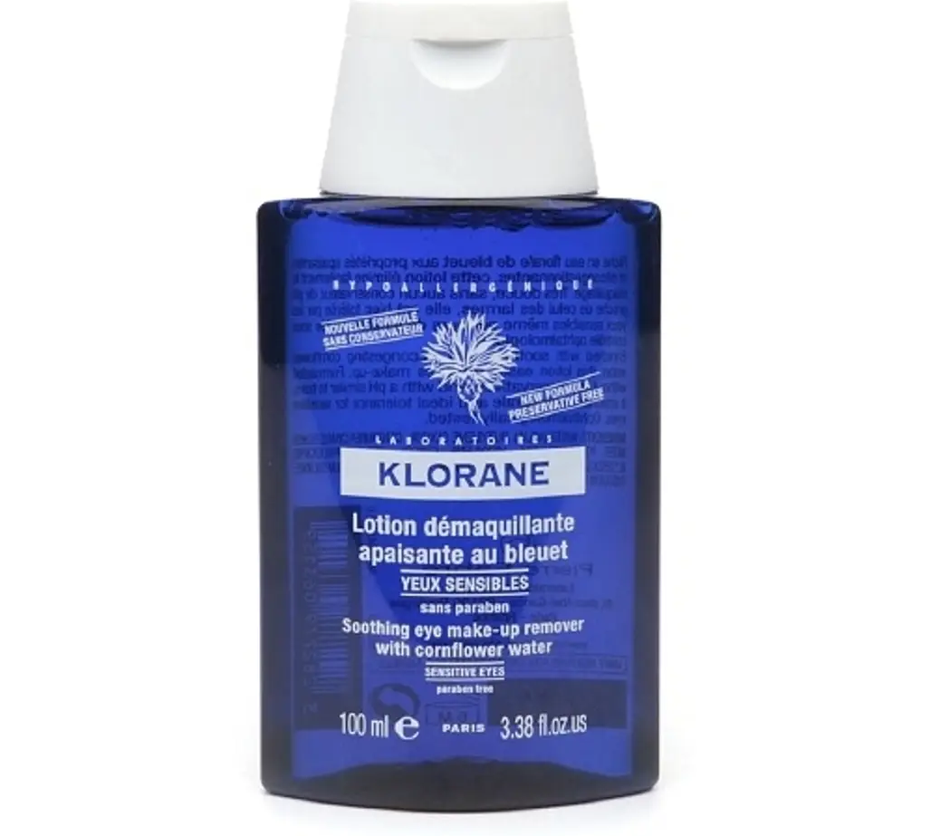 Klorane Soothing Eye Make-up Remover with Cornflower Water