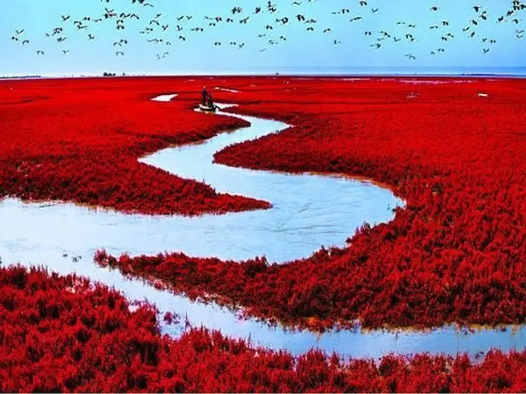 Red Seabeach, China