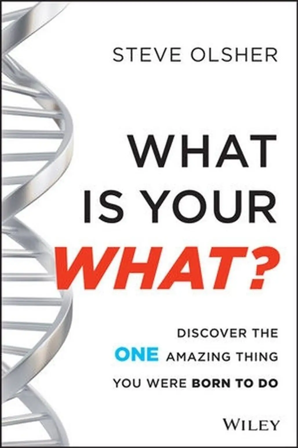 What is Your What: Discover the One Amazing Thing You Were Born to do by Steve Olsher
