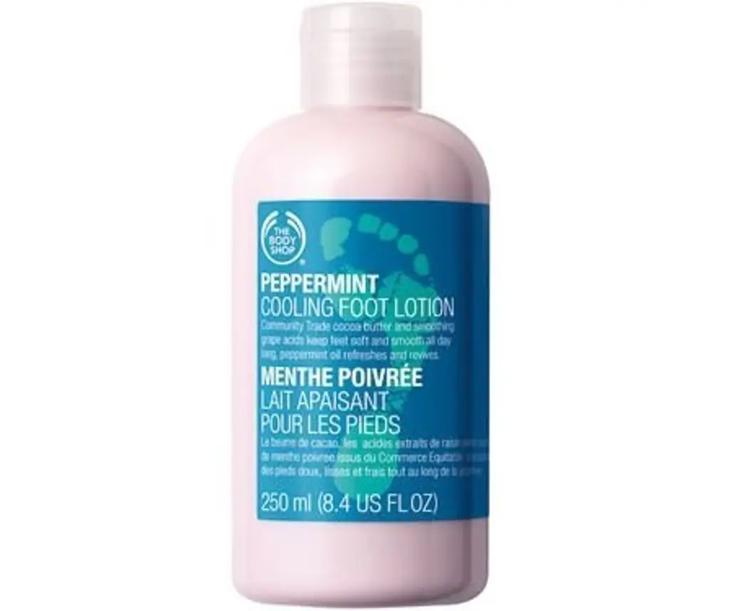 The Body Shop’s Peppermint Cooling Foot Lotion