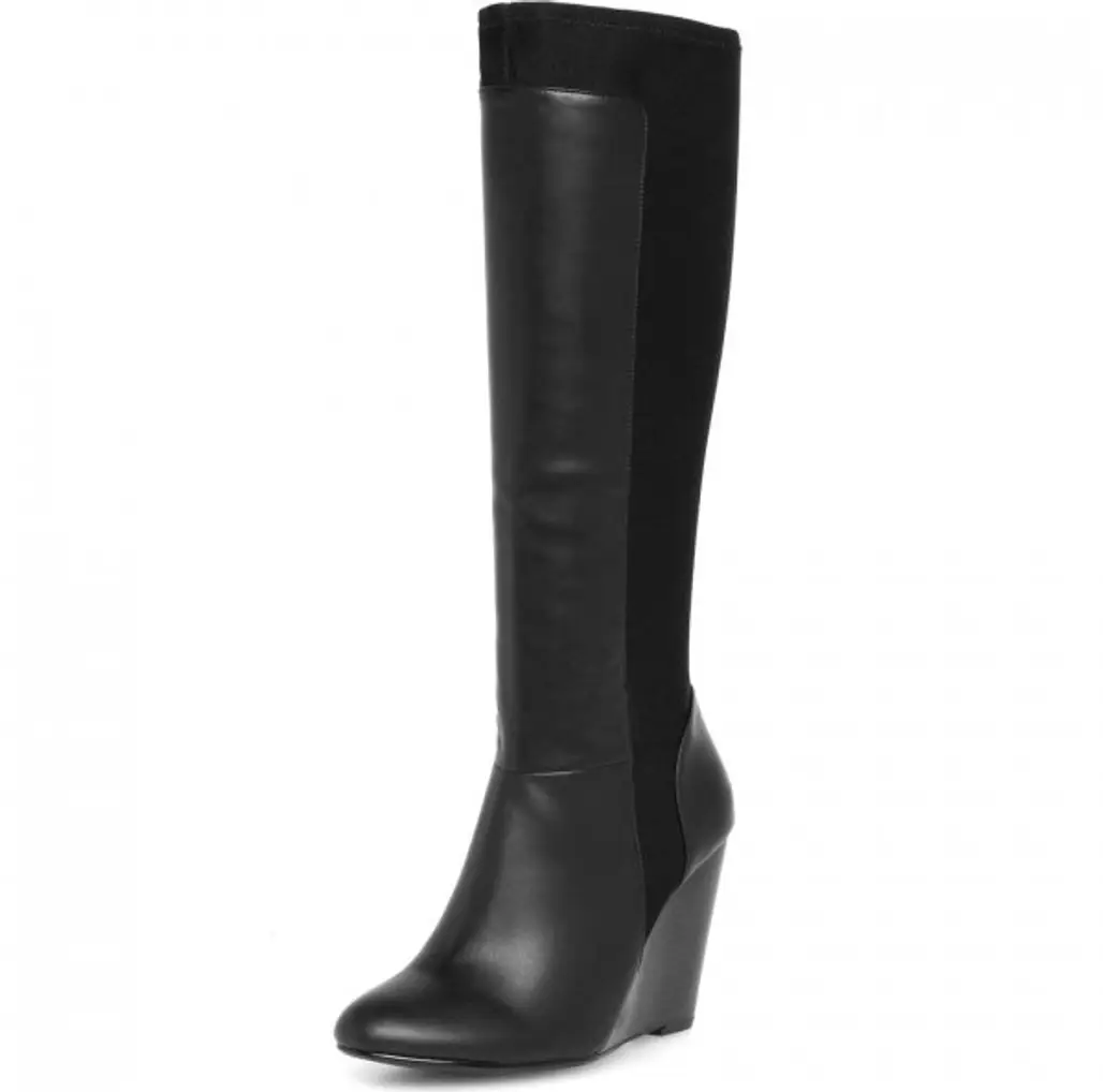 Knee-High Wedge Boots