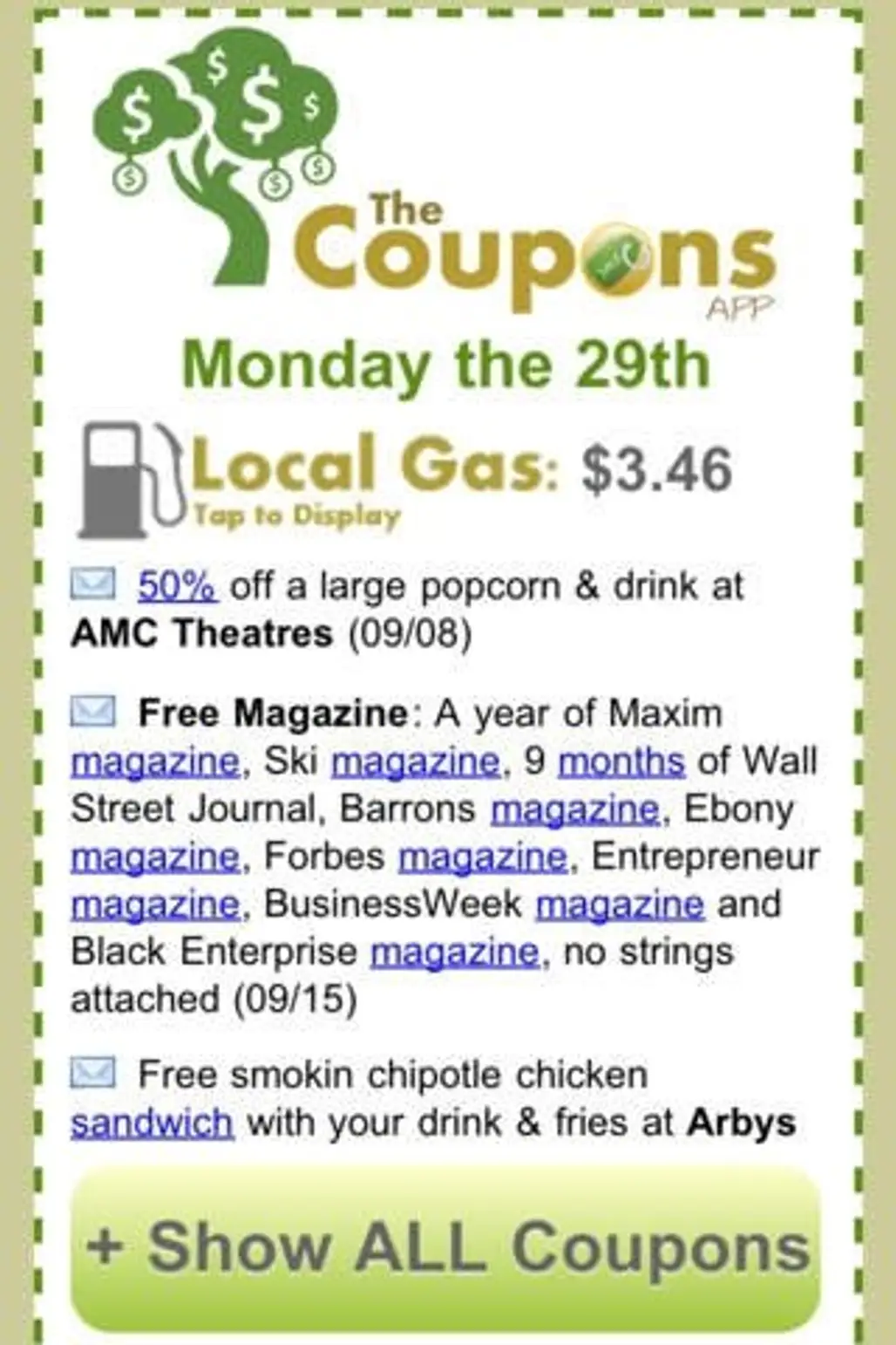 The Coupon App