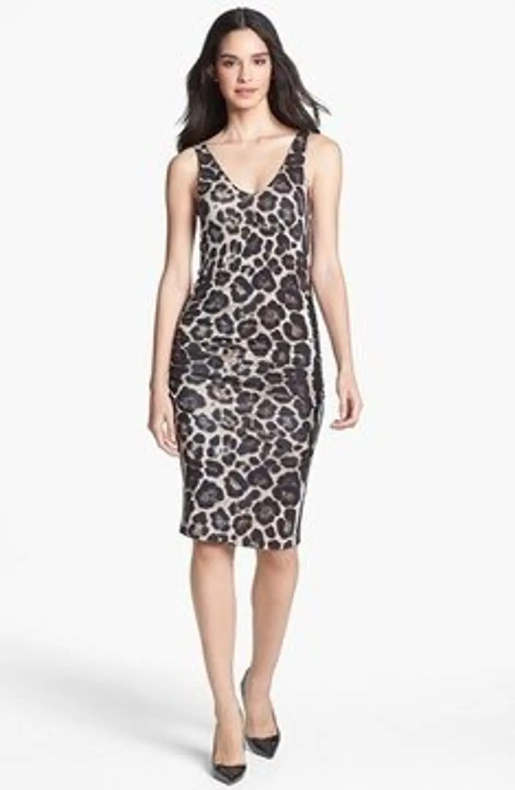 Velvet by Graham & Spencer Armida Leopard Print Dress