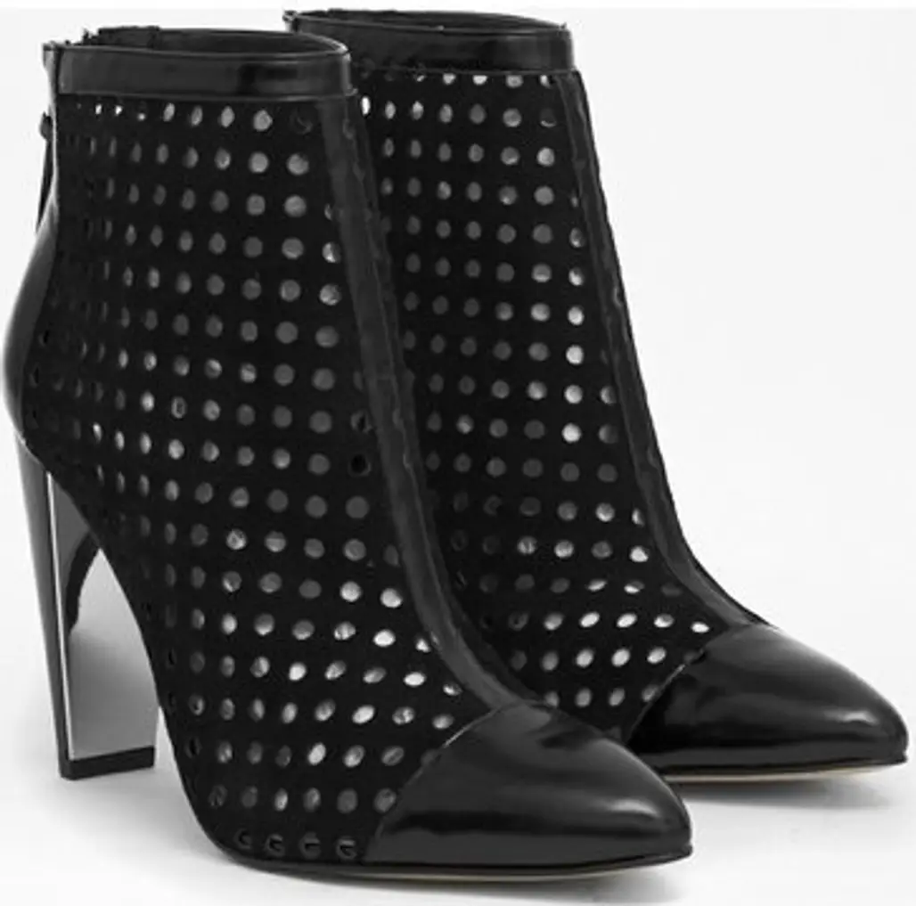 French Connection Maresella Perforated Suede Platforms