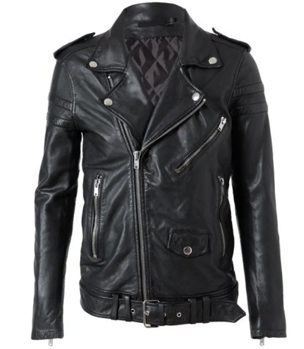 BLK DNM Leather Motorcycle Jacket