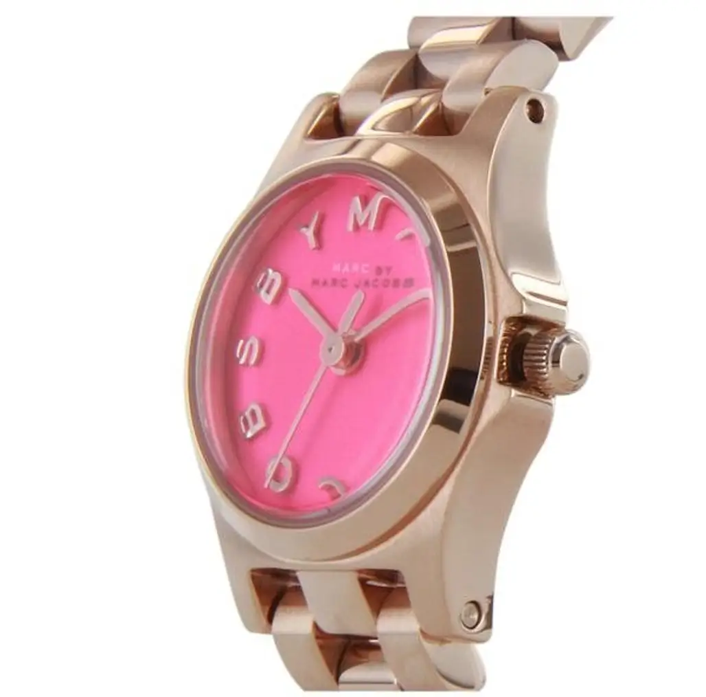 Marc by Marc Jacobs Henry Dinky Watch in Rose Gold/Knockout Pink