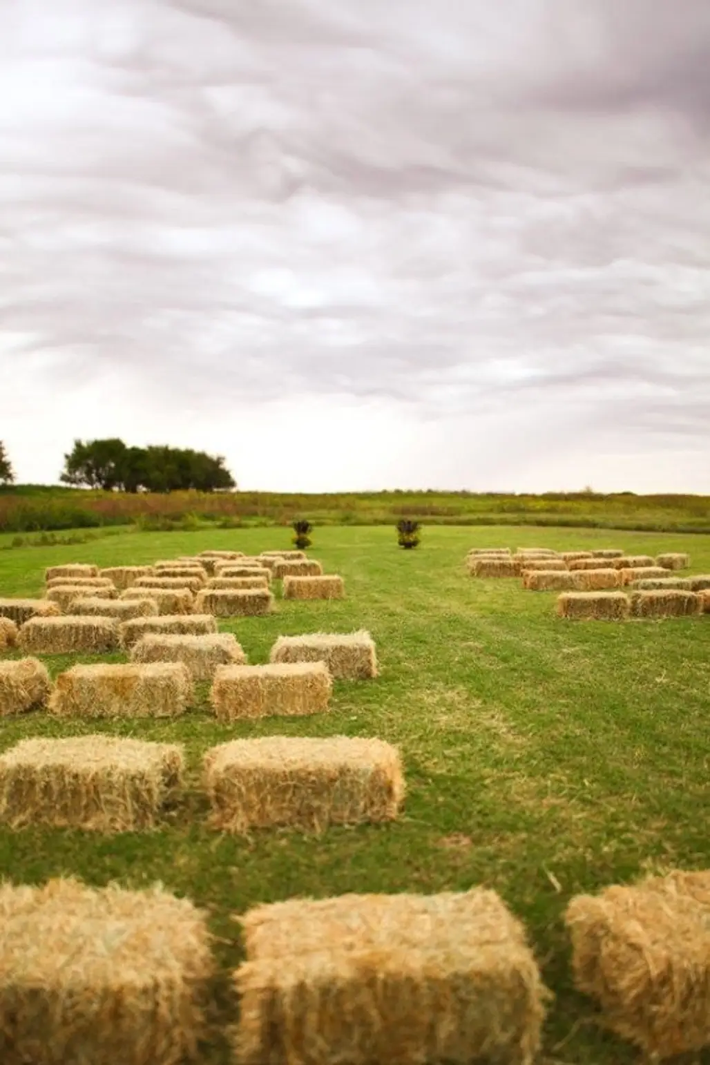 Use Hay Bales for Your Seating