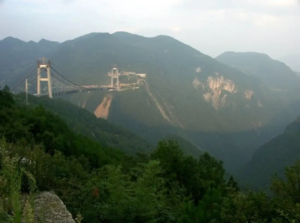 Highest Bridge – Sidu River Bridge – 1,627ft (496m)