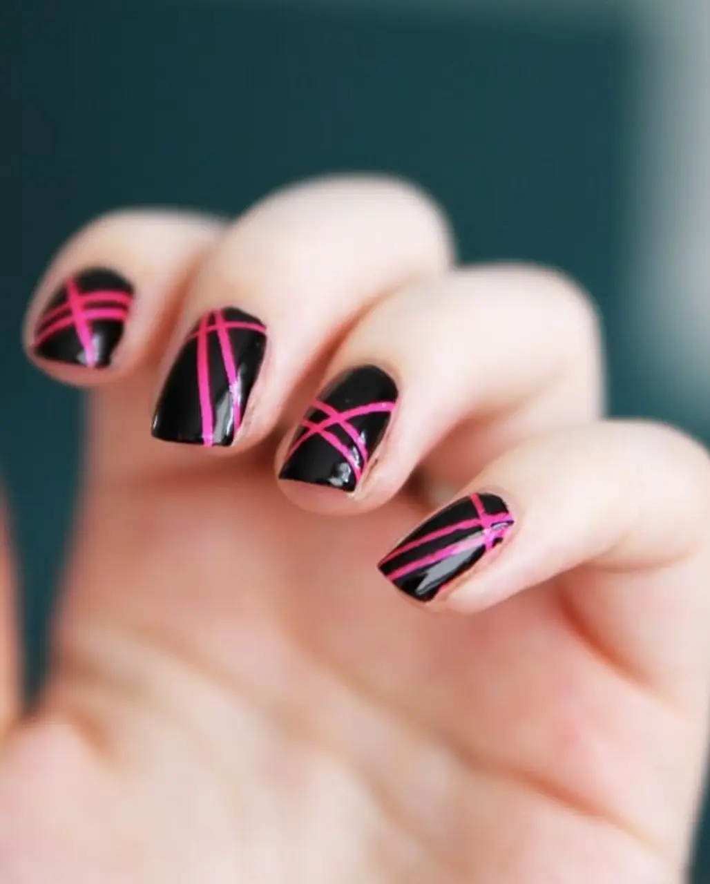 Hot Pink and Black