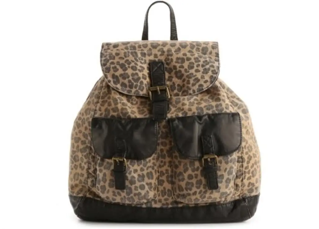 DSW – Poppie Jones Canvas Leopard Backpack