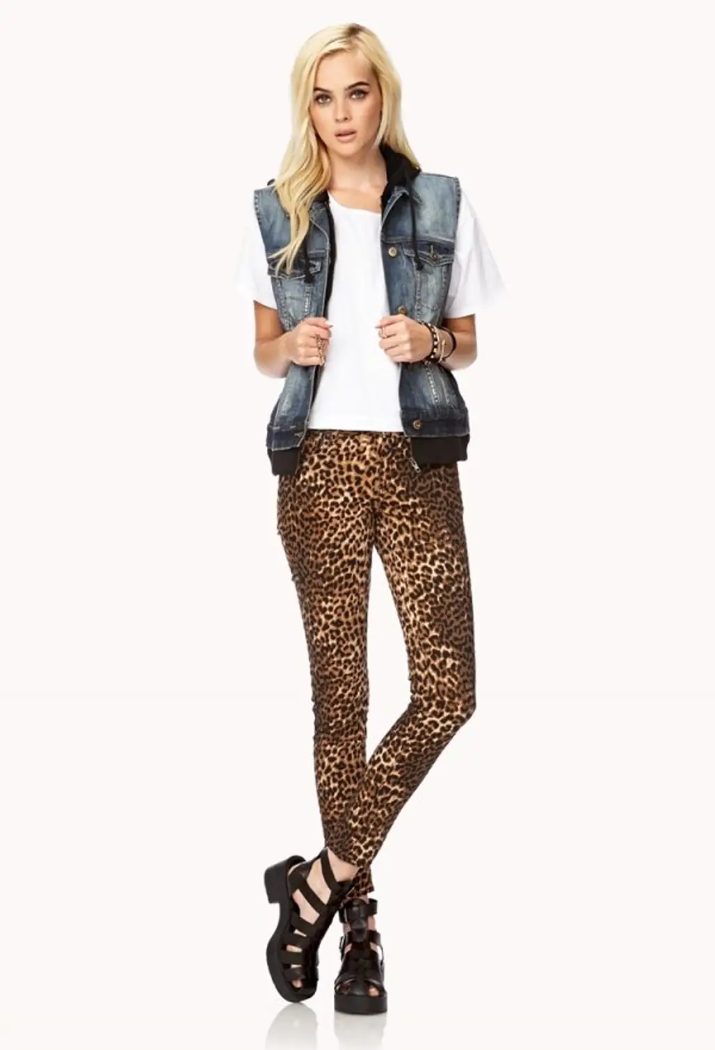 Forever 21 – Untamed Leopard Skinny Jeans