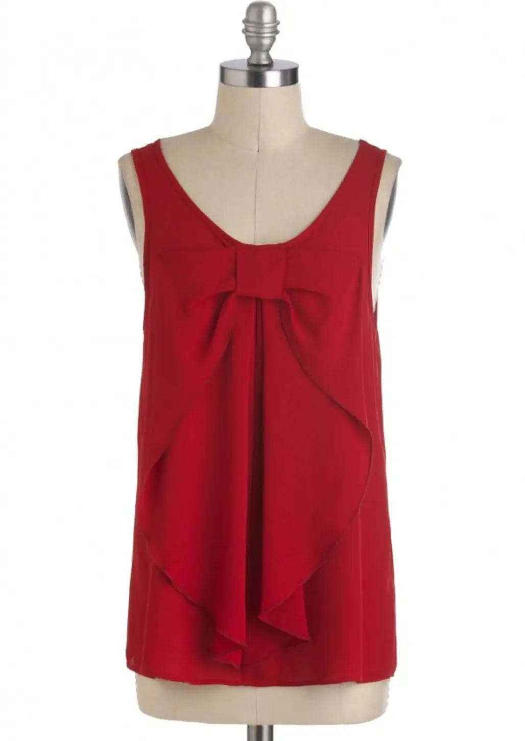 Modcloth – Hello, Bow! Top in Red