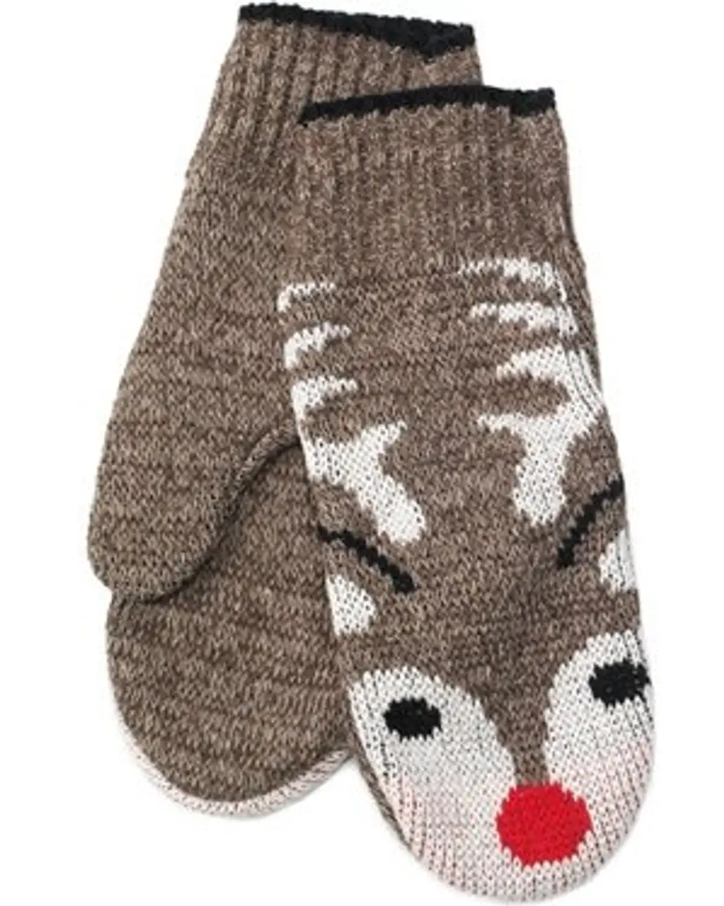 Rudolph the Red-Nosed Reindeer Mittens
