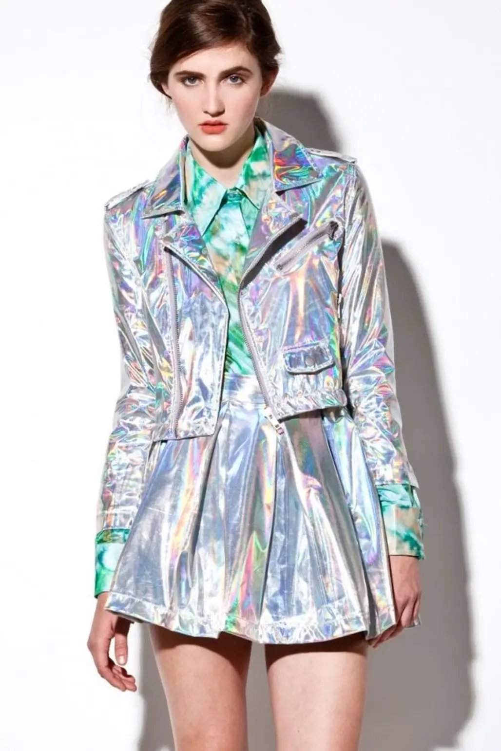 Thrifted and Modern – Hologram Jacket