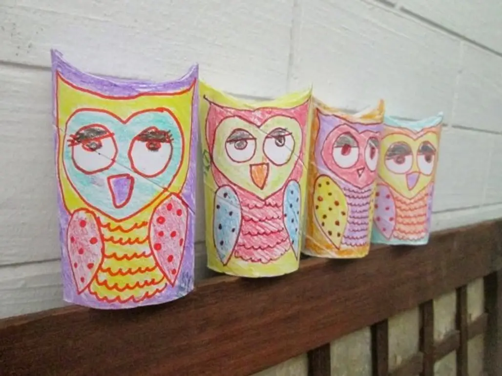 Paper Roll Owl