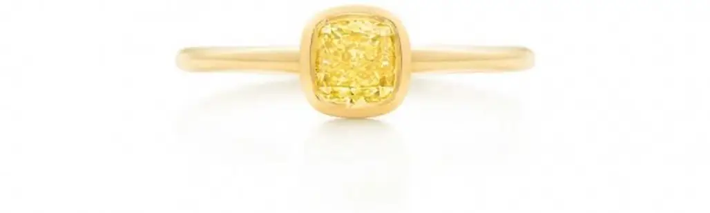Tiffany Bezet Yellow Diamond Ring