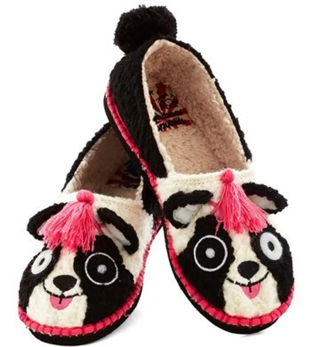 Panda Slippers by for Feet's Sake