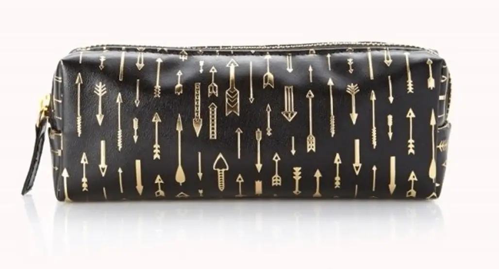 Arrow Print Small Cosmetic Pouch