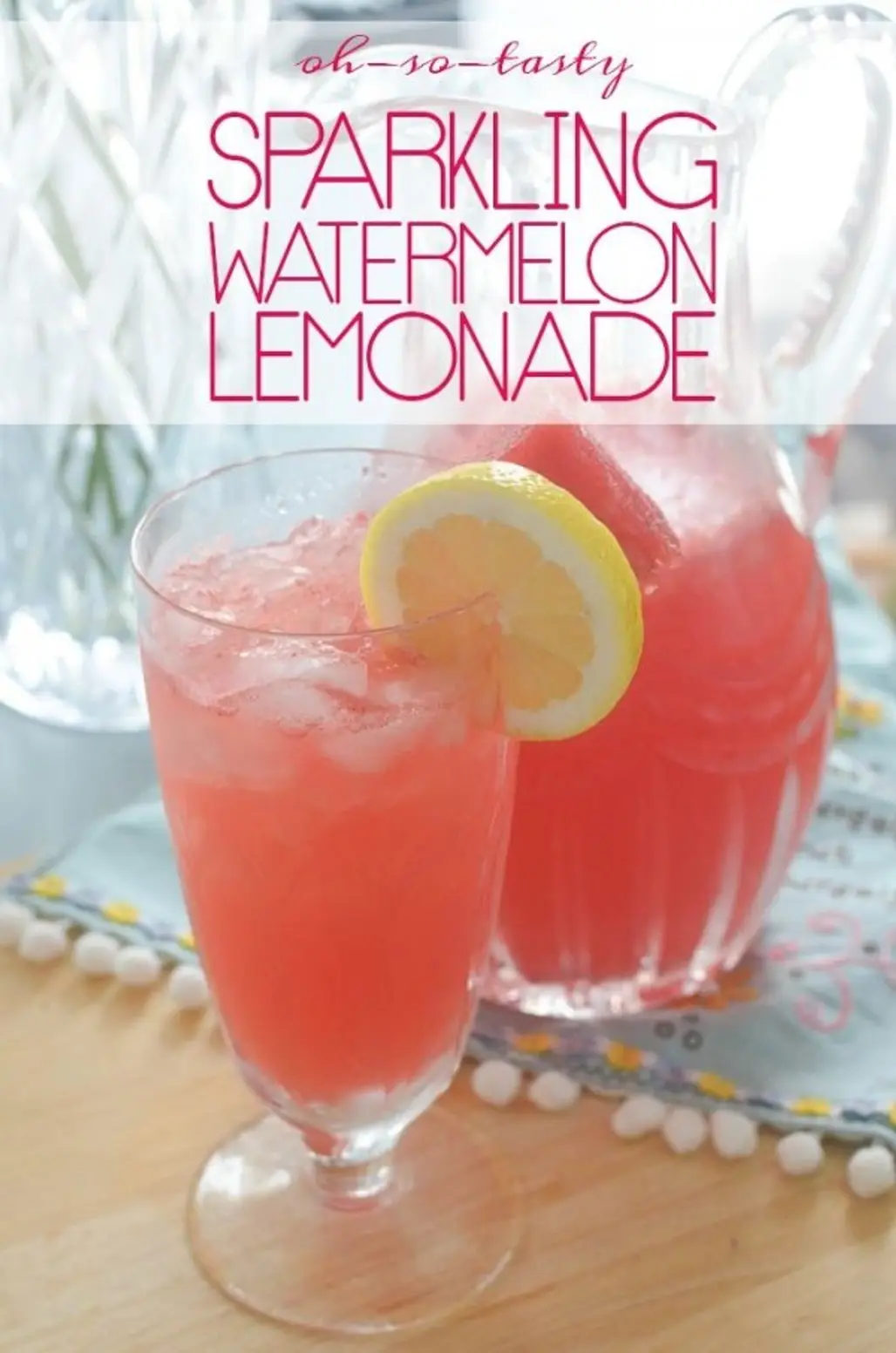 Sparkling Watermelon Lemonade
