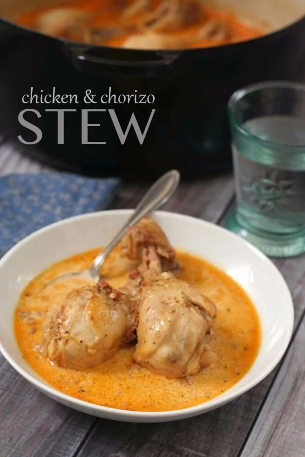 Braised Chicken and Spicy Chorizo Stew