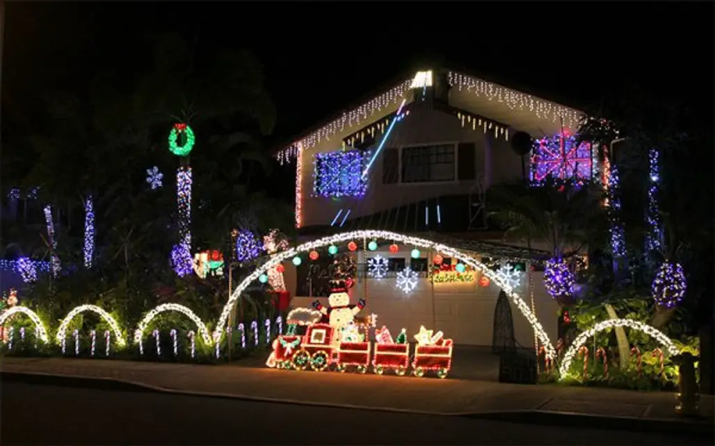 christmas lights, christmas, christmas decoration, light, night,