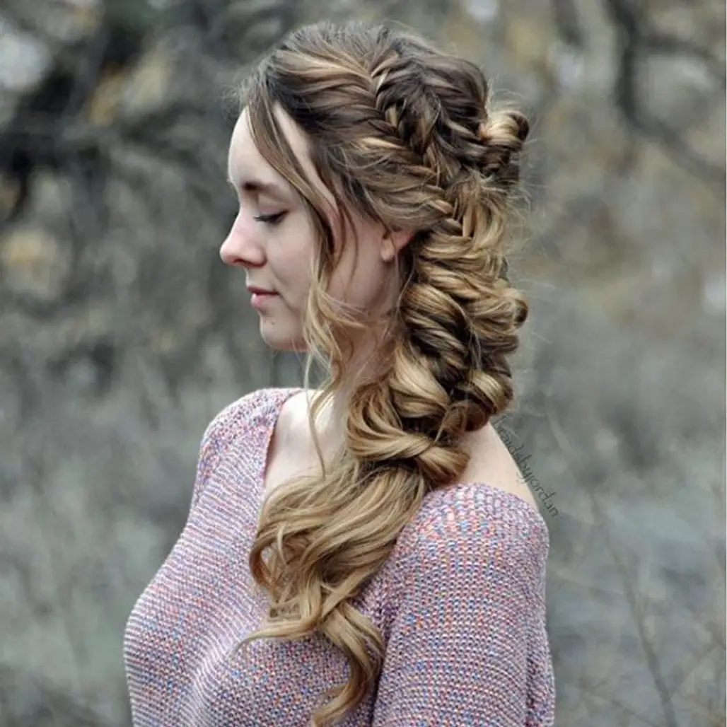 hair, hairstyle, blond, woman, ringlet,