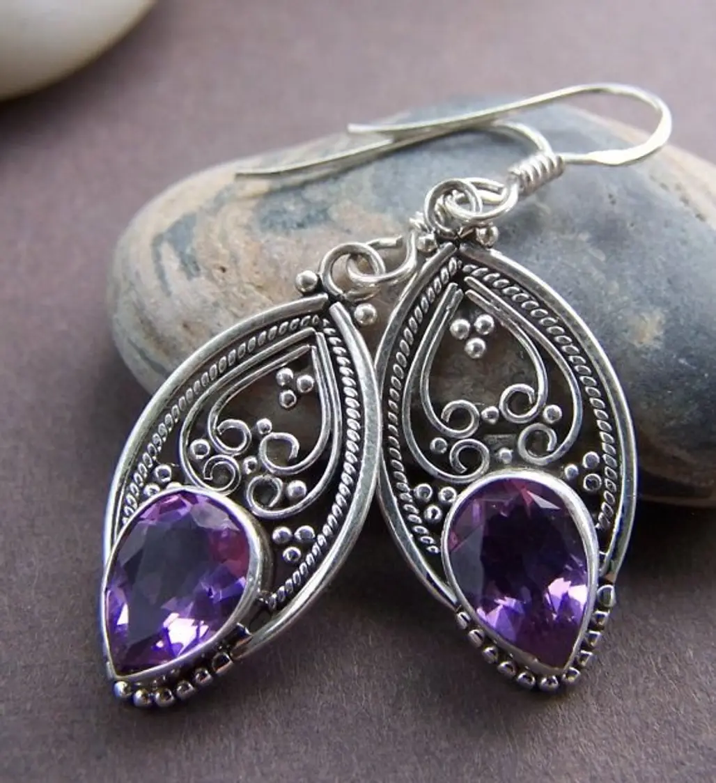 Amethyst with Sterling Silver