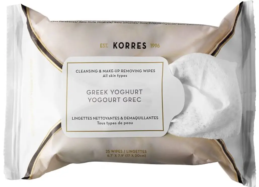 KORRES Greek Yoghurt Cleansing & Make-up Removing Wipes