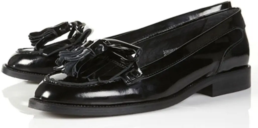 Topshop Klara Patent Tassel Loafers