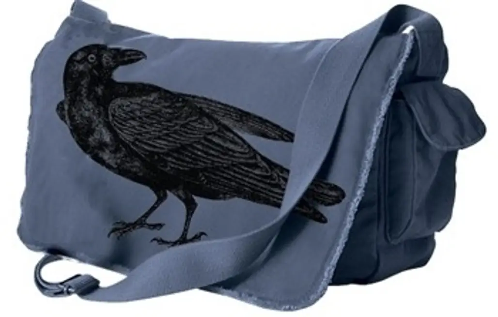 Deadworry Raven Messenger Bag