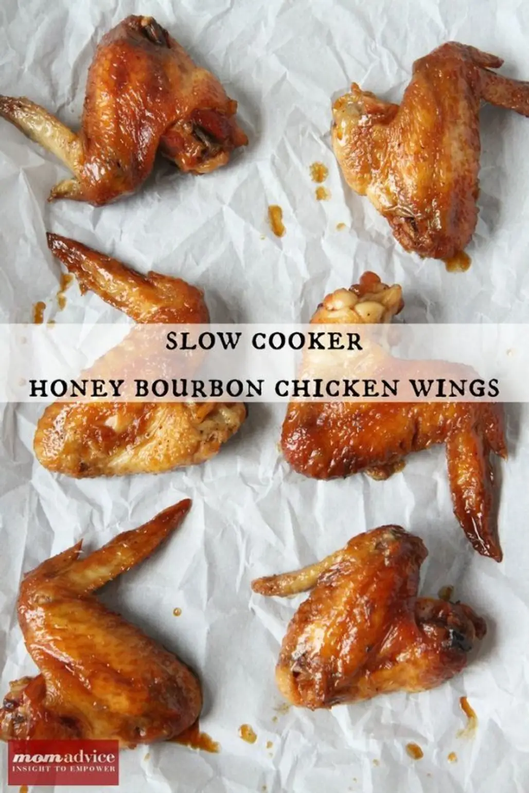 Slow Cooker Honey Bourbon Chicken Wings