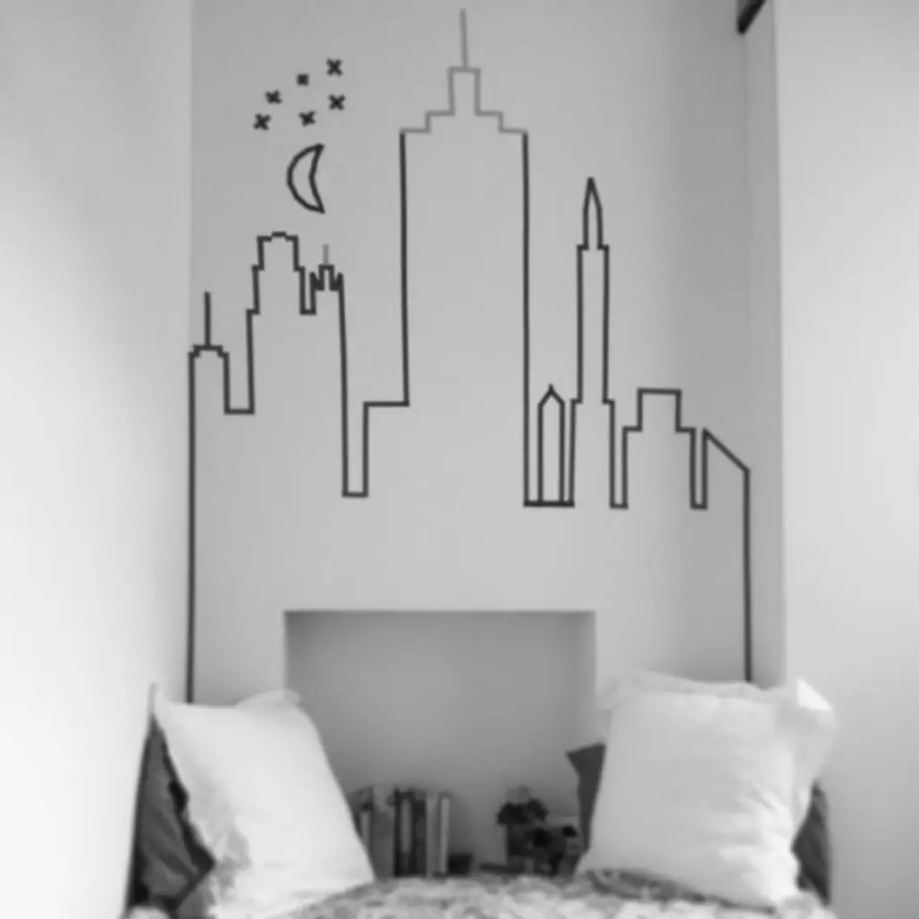 Make a Cityscape with Tape