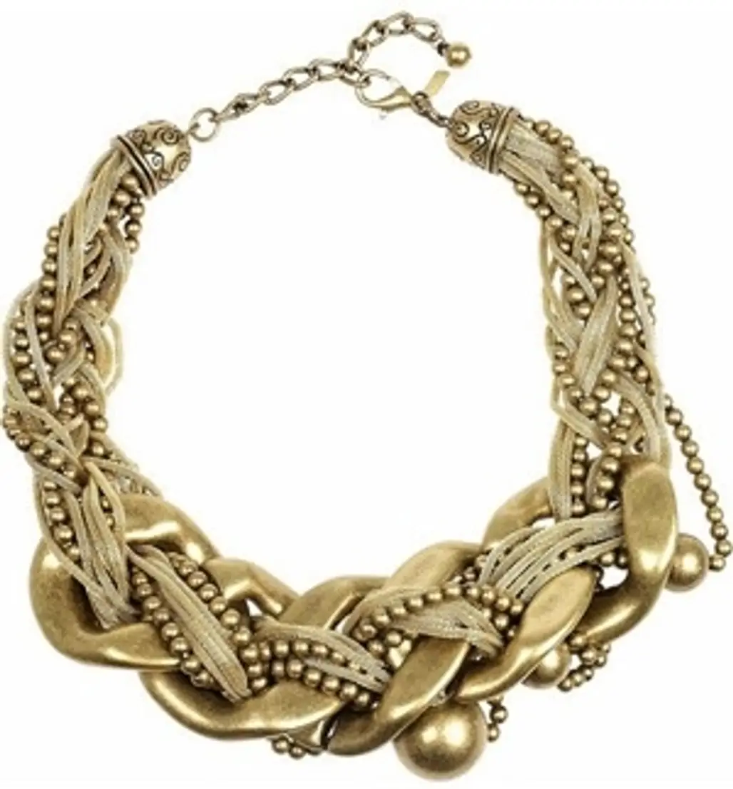 Kenneth Jay Lane Gold-Plated Oversized Necklace