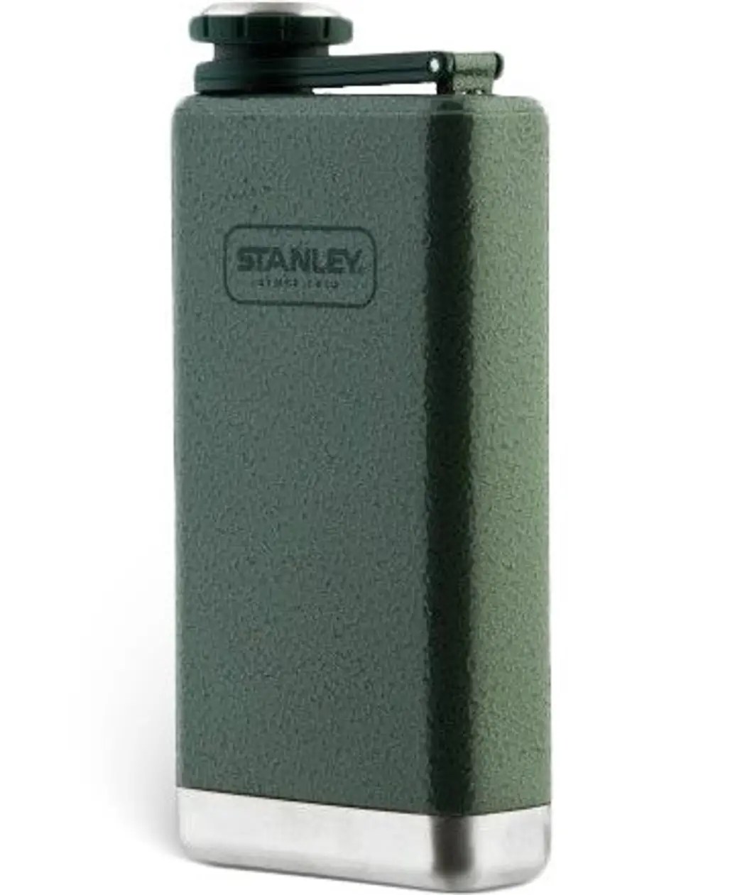 Adventure Stainless Steel Flask, Hammertone Green