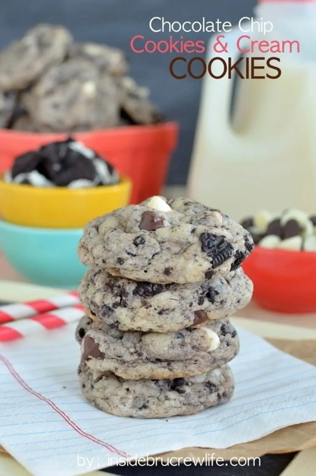 Chocolate Chip Cookies and Cream Cookies