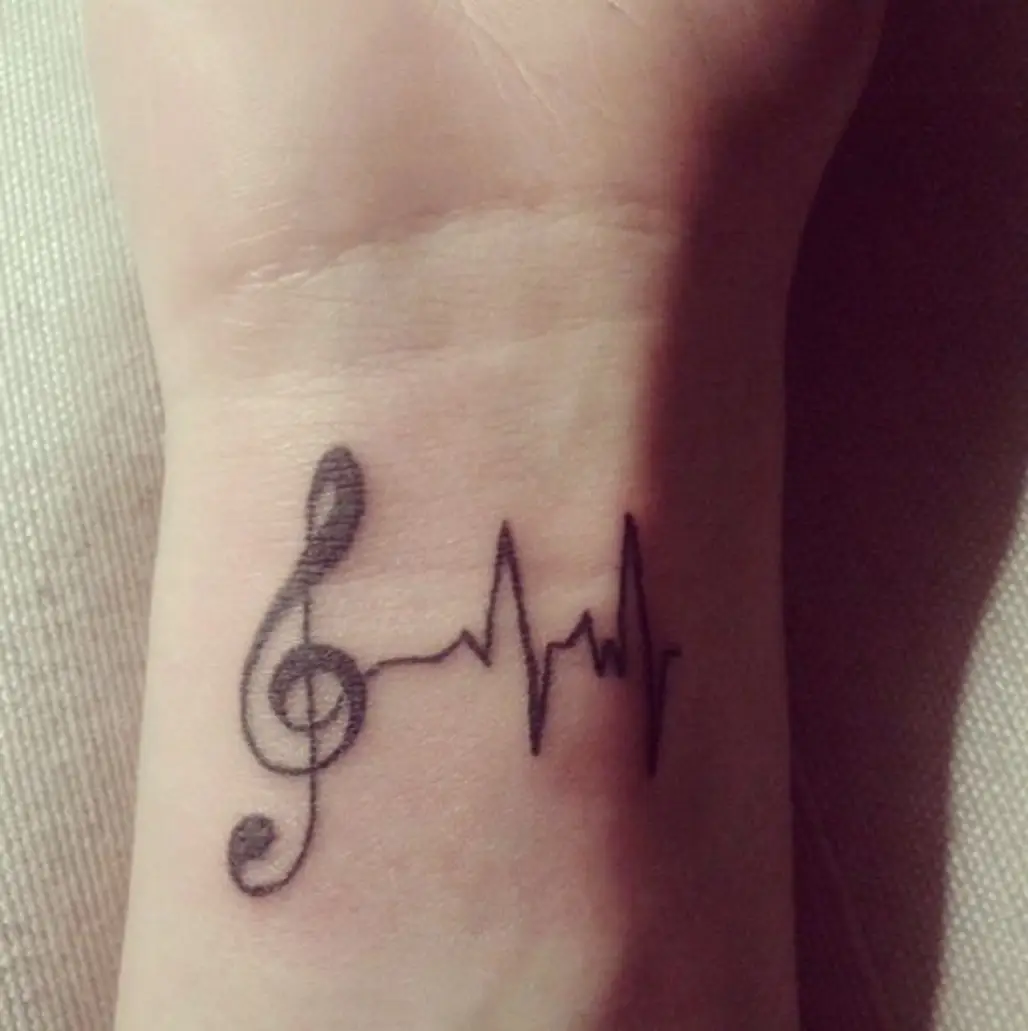 100 Music Tattoo Designs For Music Lovers | Music tattoo designs, Back  tattoos for guys, Guitar tattoo design