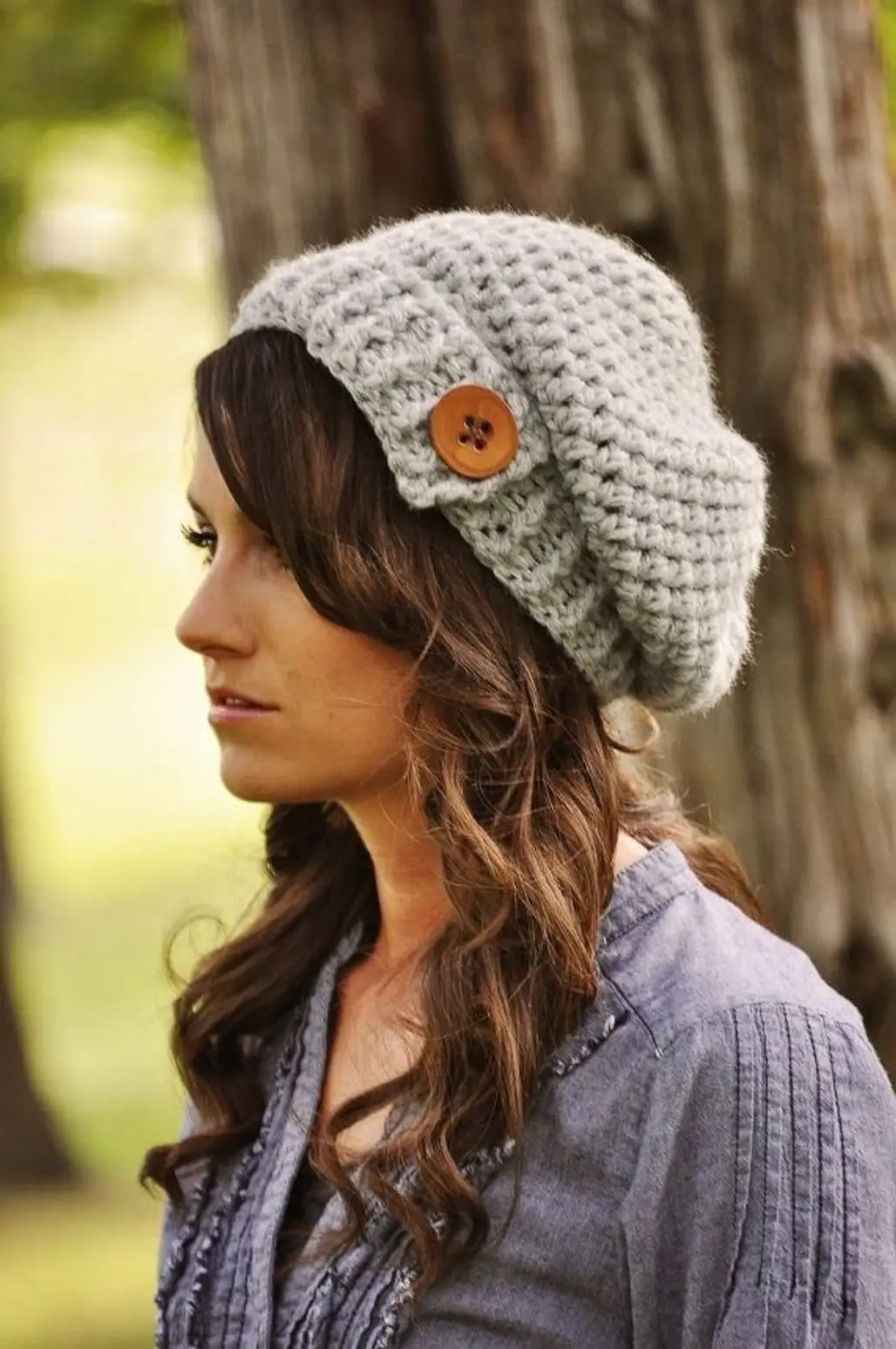 Slouchy Crocheted Hat