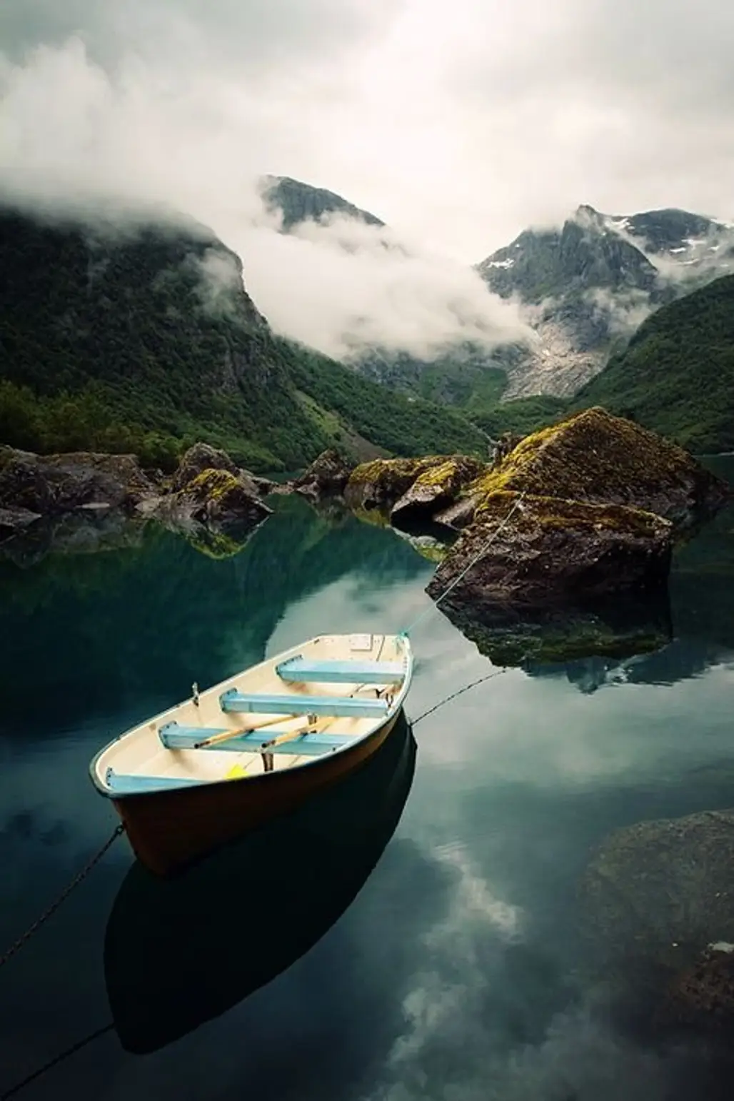 vehicle,sea,reflection,water,fjord,