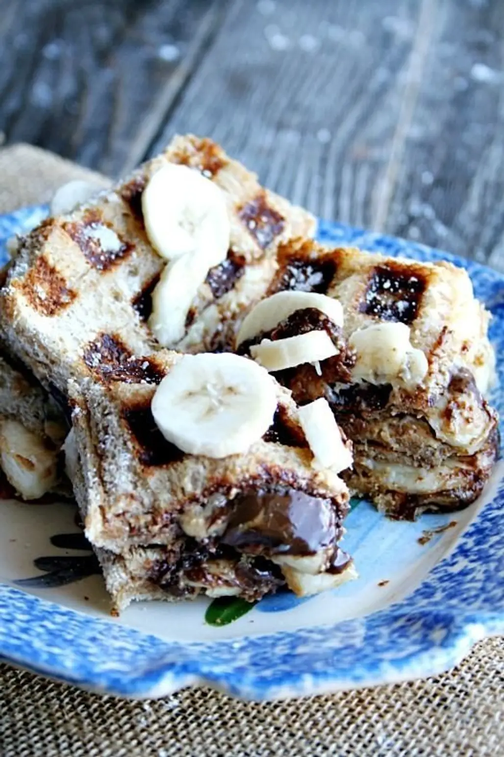 Peanut Butter Stuffed French Toast