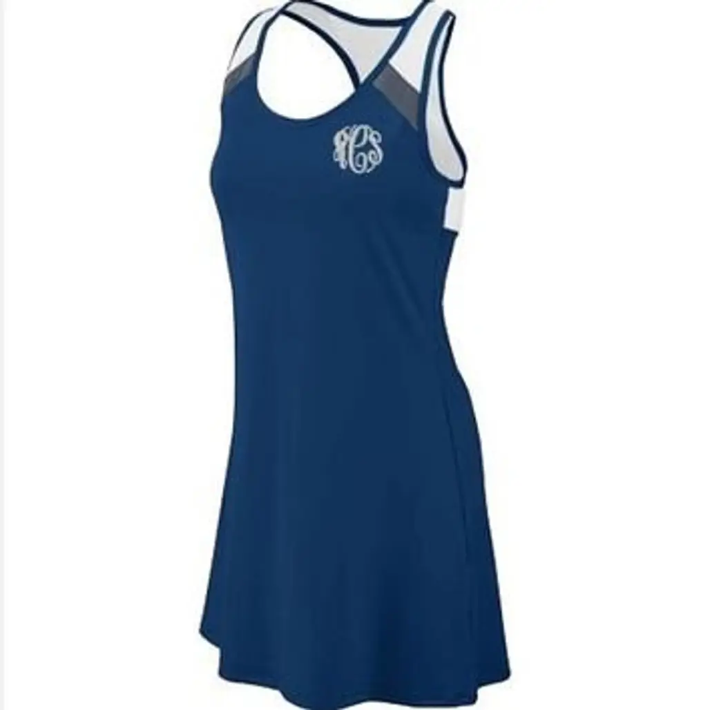 Monogrammed Tennis Dress All Colors at the Pink Monogram